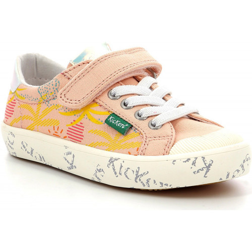 Chaussures Fille Baskets basses Kickers Gody Rose