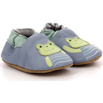 Chaussures Garçon Chaussons bébés Robeez Froggy Rain Bleu