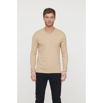 Vêtements Homme adidas bouclette polo sweatshirt spice yellow off white Lee Cooper T-shirt Ajessy Argile Beige Beige
