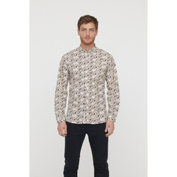 Vêtements Homme Chemises manches longues Lee Cooper Chemise DONUTS Marshmallow Marshmallow