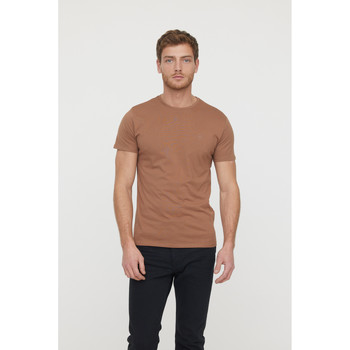Vêtements Homme T-shirts manches courtes Lee Cooper T-Shirt AREO Chatain Chatain