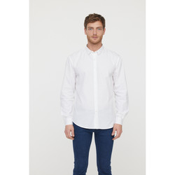 Vêtements Homme Chemises manches longues Lee Cooper Chemise DRIMO Blanc Blanc