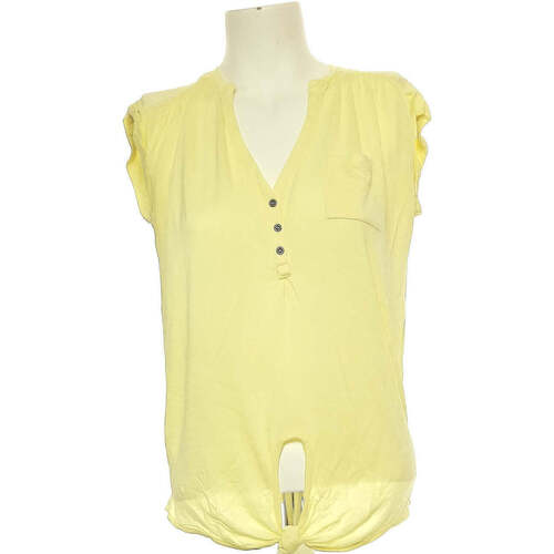 Vêtements Femme Little Mistress pencil dress in statement gold jacquard Bonobo top manches courtes  38 - T2 - M Jaune Jaune