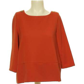 Vêtements Femme skinny-cut five-pocket jeans Blu Zara top manches longues  36 - T1 - S Orange Orange
