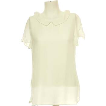 Vêtements Femme Tops / Blouses Promod Top Manches Courtes  38 - T2 - M Blanc