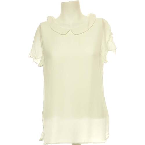 Vêtements Femme T-shirts & Polos Promod top manches courtes  38 - T2 - M Blanc Blanc