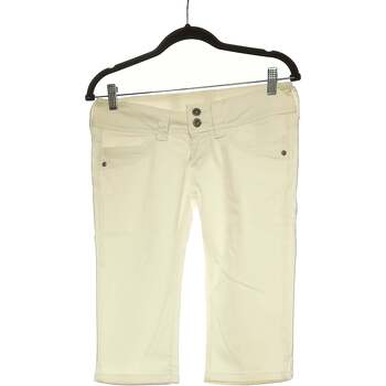 Vêtements Femme Pantacourts Pepe jeans 38 - T2 - M Blanc