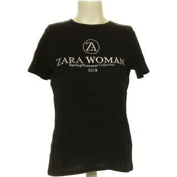 Vêtements Femme Ballin Est. 2013 Zara top manches courtes  36 - T1 - S Noir Noir