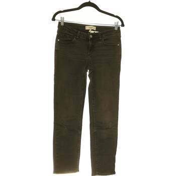 Vêtements Femme Jeans Long Mango jean droit femme  34 - T0 - XS Gris Gris