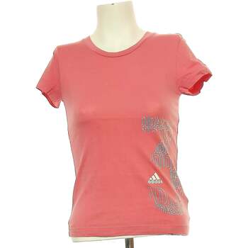 Vêtements Femme adidas softball helmet padding for shoes for girls adidas Originals top manches courtes  34 - T0 - XS Rose Rose