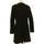 Vêtements Femme Manteaux 1964 Shoes manteau femme  40 - T3 - L Noir Noir