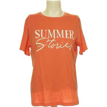 Vêtements Femme T-shirts manches courtes H&M top manches courtes  36 - T1 - S Orange Orange