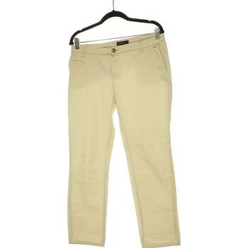 Vêtements Femme Pantalons Mango pantalon droit femme  38 - T2 - M Blanc Blanc