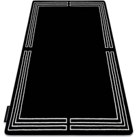 Newlife - Seconde Main Tapis Rugsx Tapis HAMPTON Chick cadre noir 160x220 cm Noir