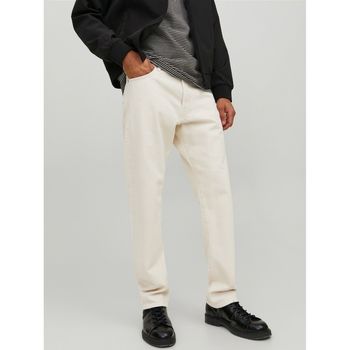 Vêtements Homme Jeans Homme Jack & Jones 12229540 CHRIS-ECRU Blanc