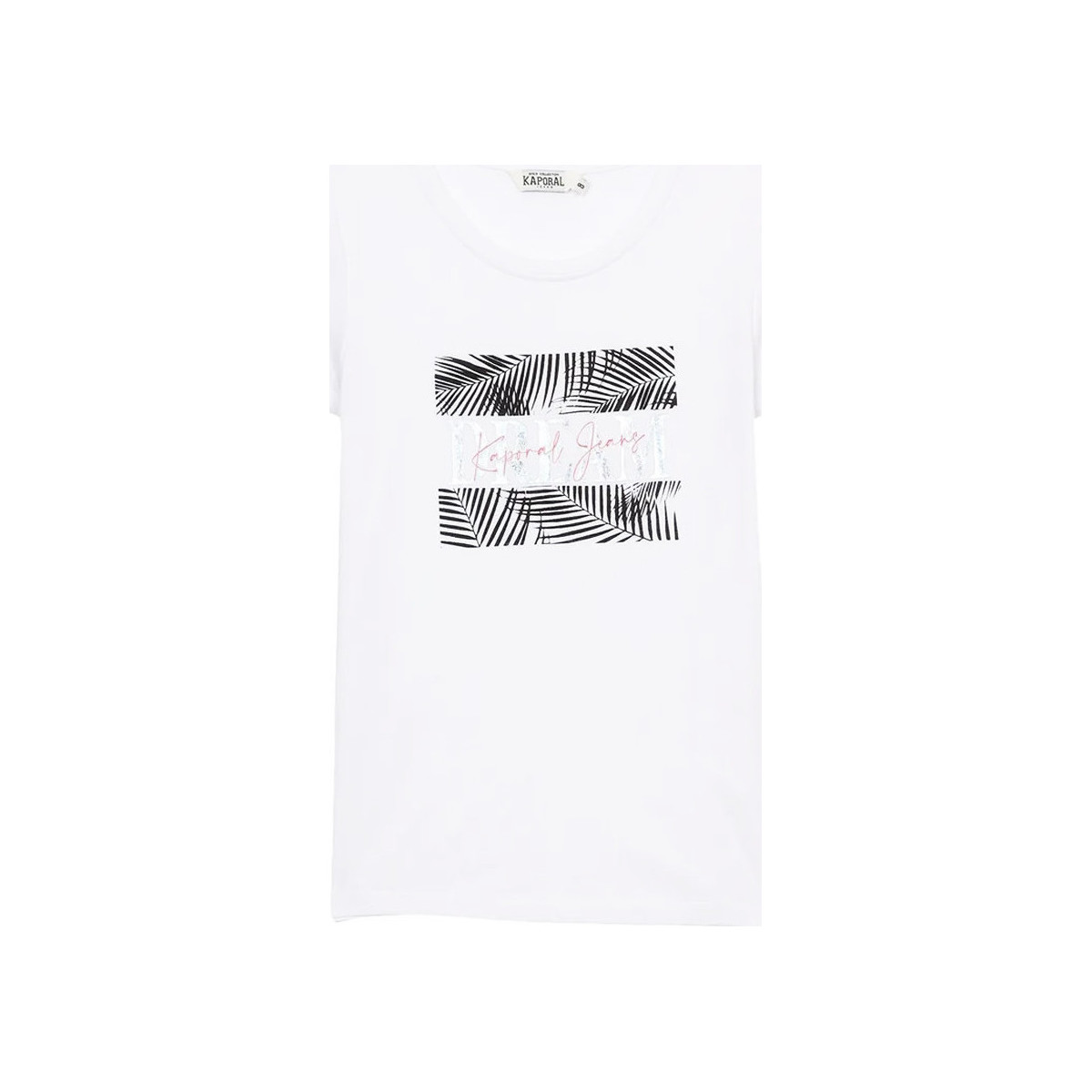 Vêtements Fille T-shirts & Polos Kaporal LOUH22G11 Blanc