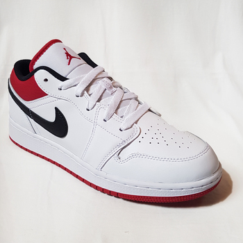 Nike Air Jordan 1 Low University Red Black GS - 553560-118 Blanc -  Chaussures Baskets basses Homme 140,00 €