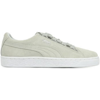 Chaussures Femme Baskets mode Puma Suede Jewel Metalic Wn's Gris