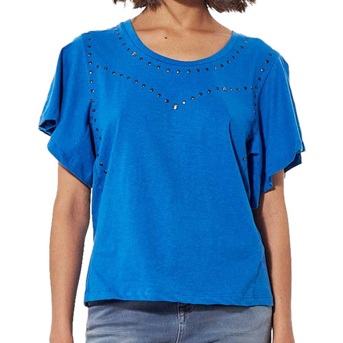 Vêtements Femme T-shirts manches courtes Kaporal KARVIH22W11 Bleu