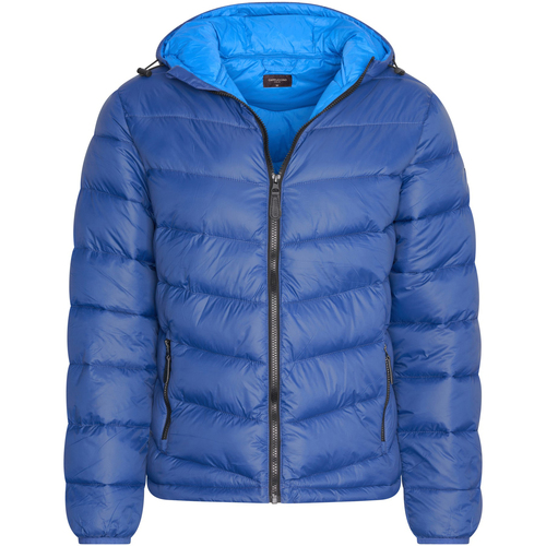 Vêtements Homme Parkas Cappuccino Italia Hooded Winter Jacket Zwart Bleu