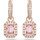 Montres & Bijoux Femme Boucles d'oreilles Swarovski Boucles d'oreilles  Millenia rosées Rose