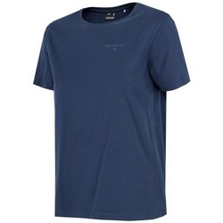Vêtements Femme T-shirts manches courtes 4F TSD028 Bleu marine