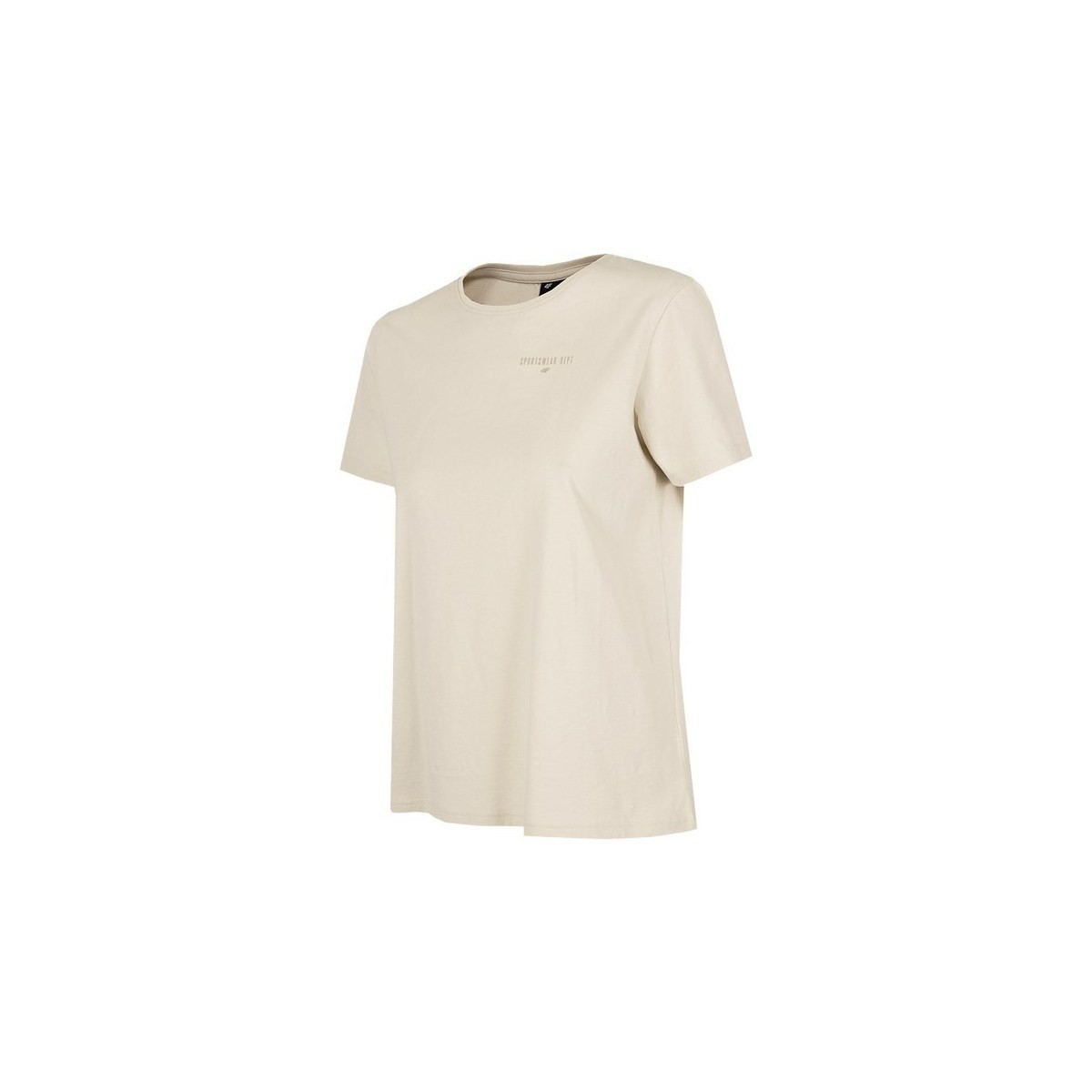 Vêtements Femme T-shirts manches courtes 4F TSD028 Beige