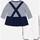 Vêtements Fille Ensembles enfant Mayoral Ensemble leggings jupe salopette Navy Bleu