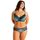 Sous-vêtements Femme Shorties & boxers Pomm'poire Shorty turquoise/orange Elena Bleu