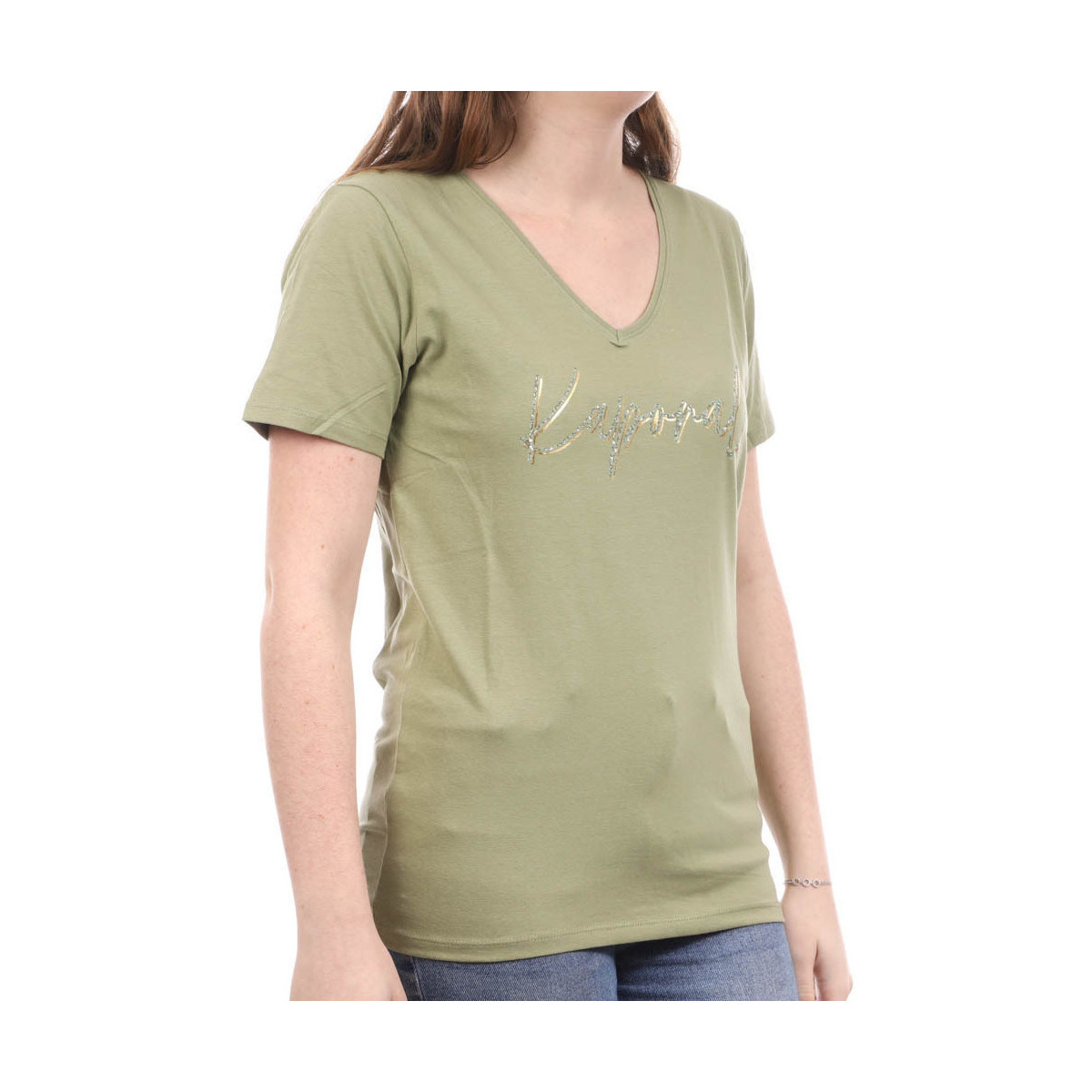 Vêtements Femme T-shirts & Polos Kaporal KOLETH22W11 Vert