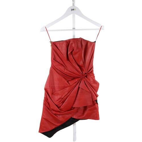 Vêtements Femme Robes Alexandre Vauthier Robe en cuir Rouge
