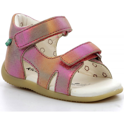 Chaussures Fille Sandales et Nu-pieds Kickers Binsia-2 Rose
