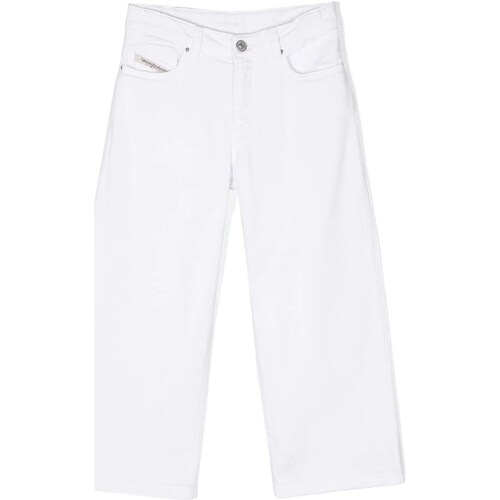 Vêtements Fille Mid-Length Jeans droit Diesel J01275-KXBGZ Blanc