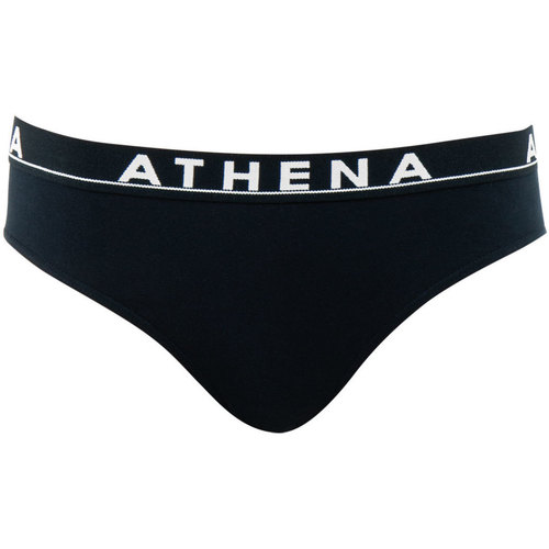 Sous-vêtements Femme Effacer les critères Athena Slip femme Easy Color Noir