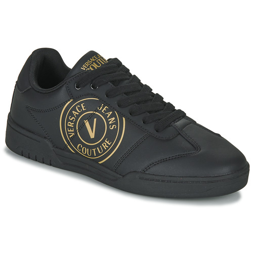 Chaussures Homme Baskets basses Versace Jeans Couture 74YA3SD1 Noir / Doré