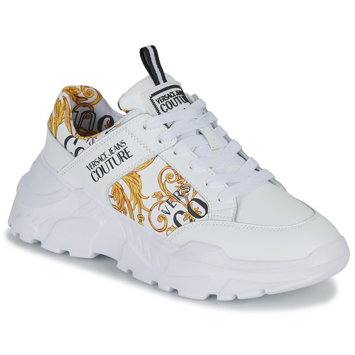 Chaussures Homme Baskets basses Versace Jeans Couture 74YA3SC2 Blanc 