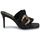 Chaussures Femme Mules Versace Jeans Couture 74VA3S70 Noir / Doré