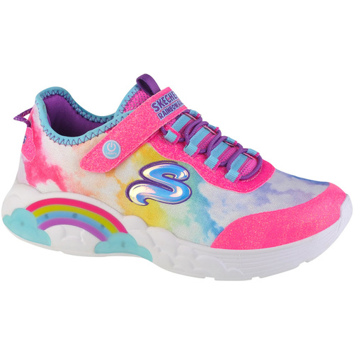 Chaussures Fille Baskets basses Skechers Rainbow Racer Rose