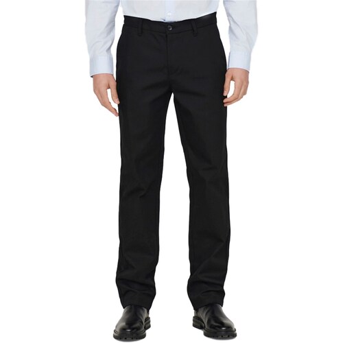 Vêtements Homme Pantalons 5 poches Effacer les critères  22024468 Noir