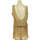Vêtements Femme Robes courtes Marie Sixtine robe courte  36 - T1 - S Beige Beige