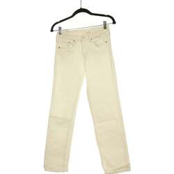 Vêtements Femme Jeans H&M jean slim femme  34 - T0 - XS Blanc Blanc