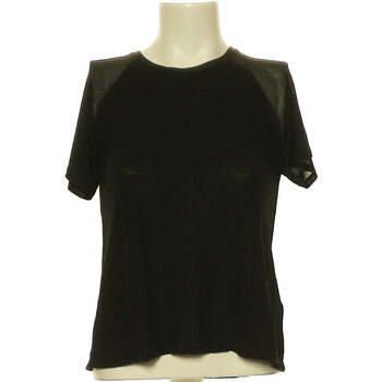 Vêtements Femme T-shirts manches courtes Zara top manches courtes  38 - T2 - M Noir Noir