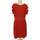 Vêtements Femme Robes courtes Opullence robe courte  38 - T2 - M Rouge Rouge
