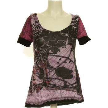 t-shirt smash  top manches courtes  38 - t2 - m violet 
