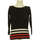 Vêtements Femme T-shirts & Polos Etam top manches longues  34 - T0 - XS Noir Noir