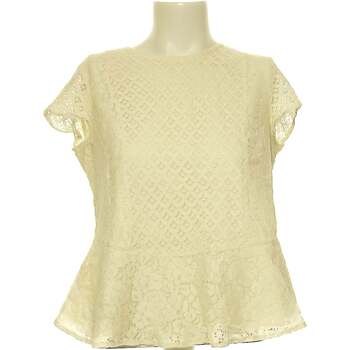 Vêtements Femme rue mini dress babies Zara top manches courtes  38 - T2 - M Blanc Blanc