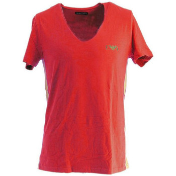Vêtements Homme T-shirts & Polos Ea7 Emporio LOGO-PATCHED Armani Tee-shirt Rouge
