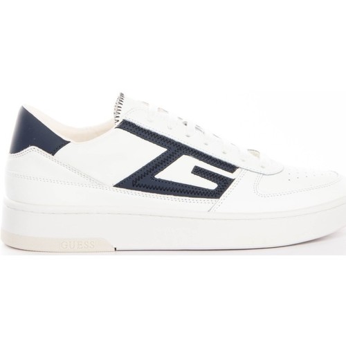 Chaussures Homme Baskets basses PCH Guess Classic Salerno logo G Blanc