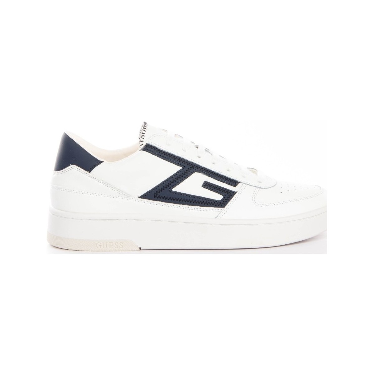 Chaussures Homme Baskets basses Guess Classic Salerno logo G Blanc