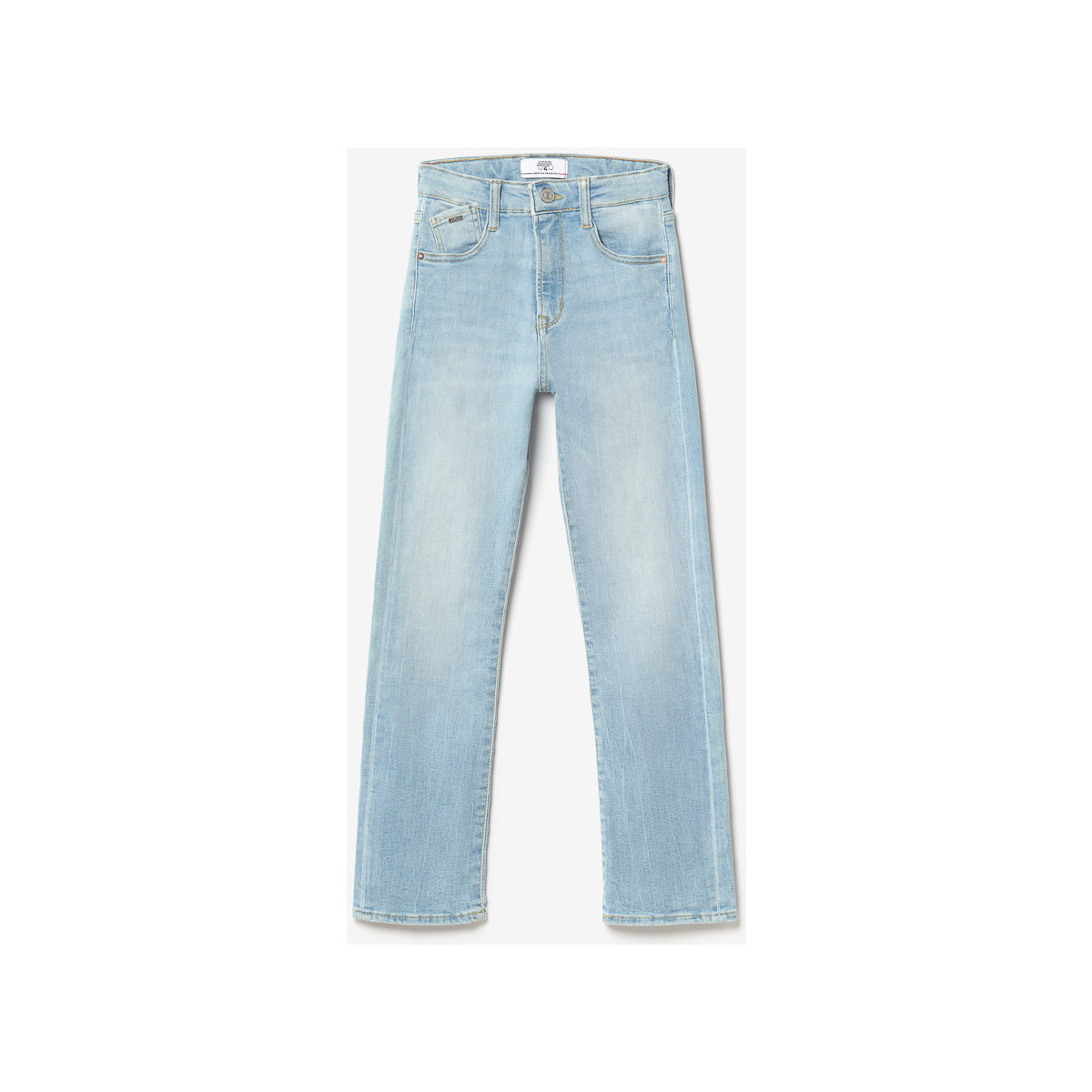 Vêtements Fille Jeans Le Temps des Cerises Basic 400/12 mom taille haute 7/8ème jeans bleu Bleu